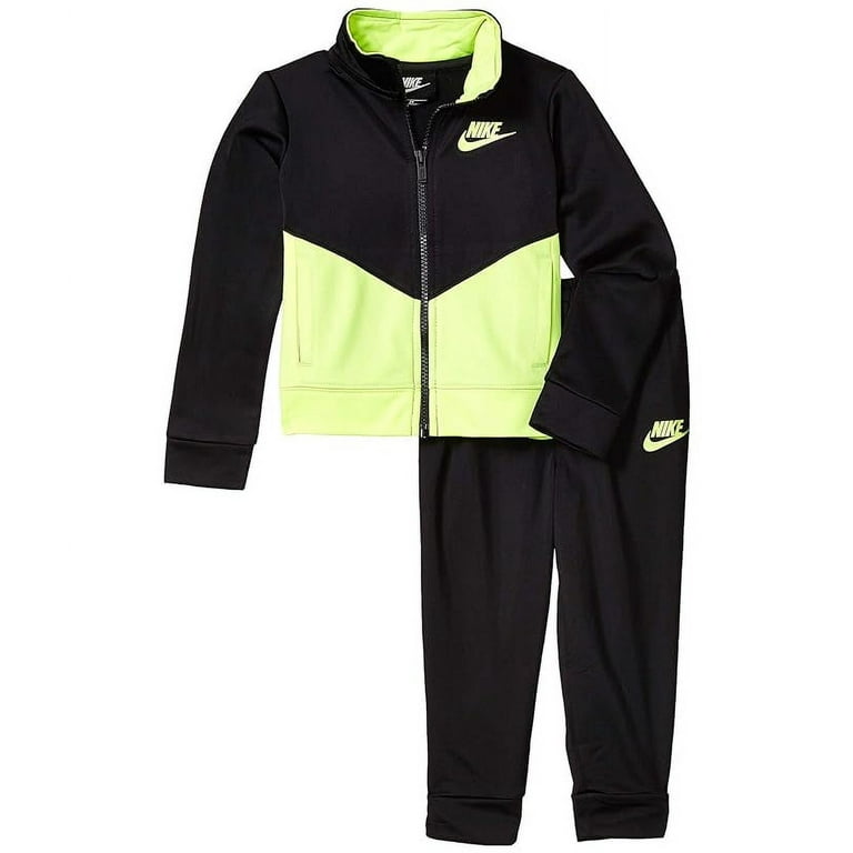 Nike colour block tracksuit set in black outlet