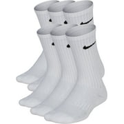 Nike Kids' Cushioned Cotton Training Socks, 6 Pack