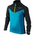 thumbnail image 1 of Nike Kids Element 1/2 Zip L/S Top Sweatshirt Blue Lagoon/Black/Volt, Medium, 1 of 8