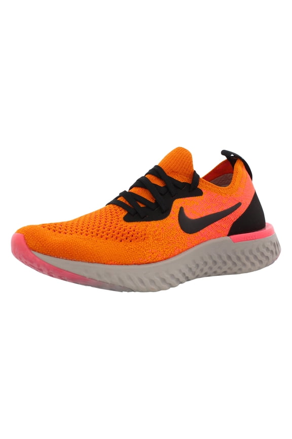 Epic React Flyknit GS Boys Shoes Size 5, Color: Copper Flash/Black