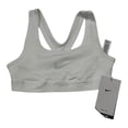 thumbnail image 1 of Nike Kids Girls Training Active White & Gray Sports Top (BV1435-100) (Small), 1 of 2