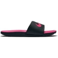 thumbnail image 1 of Nike Kids' Kawa Slide Sandal Black/Vivid Pink Big Kid, 1 of 7