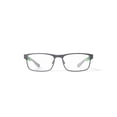 thumbnail image 1 of Nike Kids Rectangular Eyeglasses, NIKE 5574G, Gunmetal/Lime, 50-14-130, with Case, 1 of 14