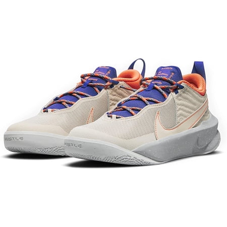 Nike Kids Team Hustle D10 GS Basketball Shoe 6.5 Big Kid Desert Sand/Light Smoke Grey/Photon Dust/Desert Sand