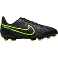 thumbnail image 1 of Nike Kids' Tiempo Legend Soccer Cleats, FG Athletic, Black/Green, 5.5 D, 1 of 1