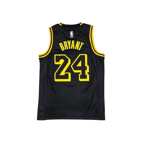 Nike Kid's Kids Los Angeles Lakers Kobe Bryant Black Mamba Swingman Jersey Black/Gold, from StockX