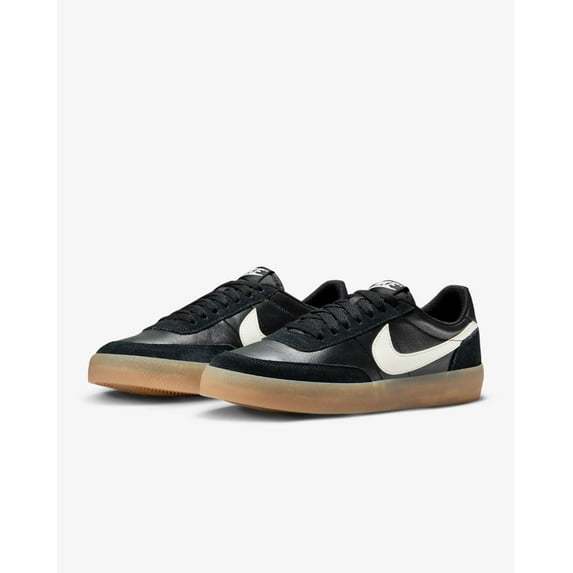 Nike Killshot 2 FZ5630-001 Sneakers Women's Black Gum Leather Skate Shoes FD706 (Black,8.5)