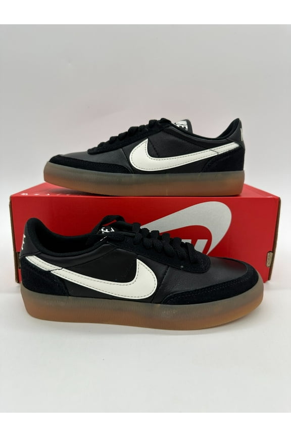 Killshot 2 FZ5630-001 Sneakers Women's Black Gum Leather Skate Shoes FD706 (Black,6)