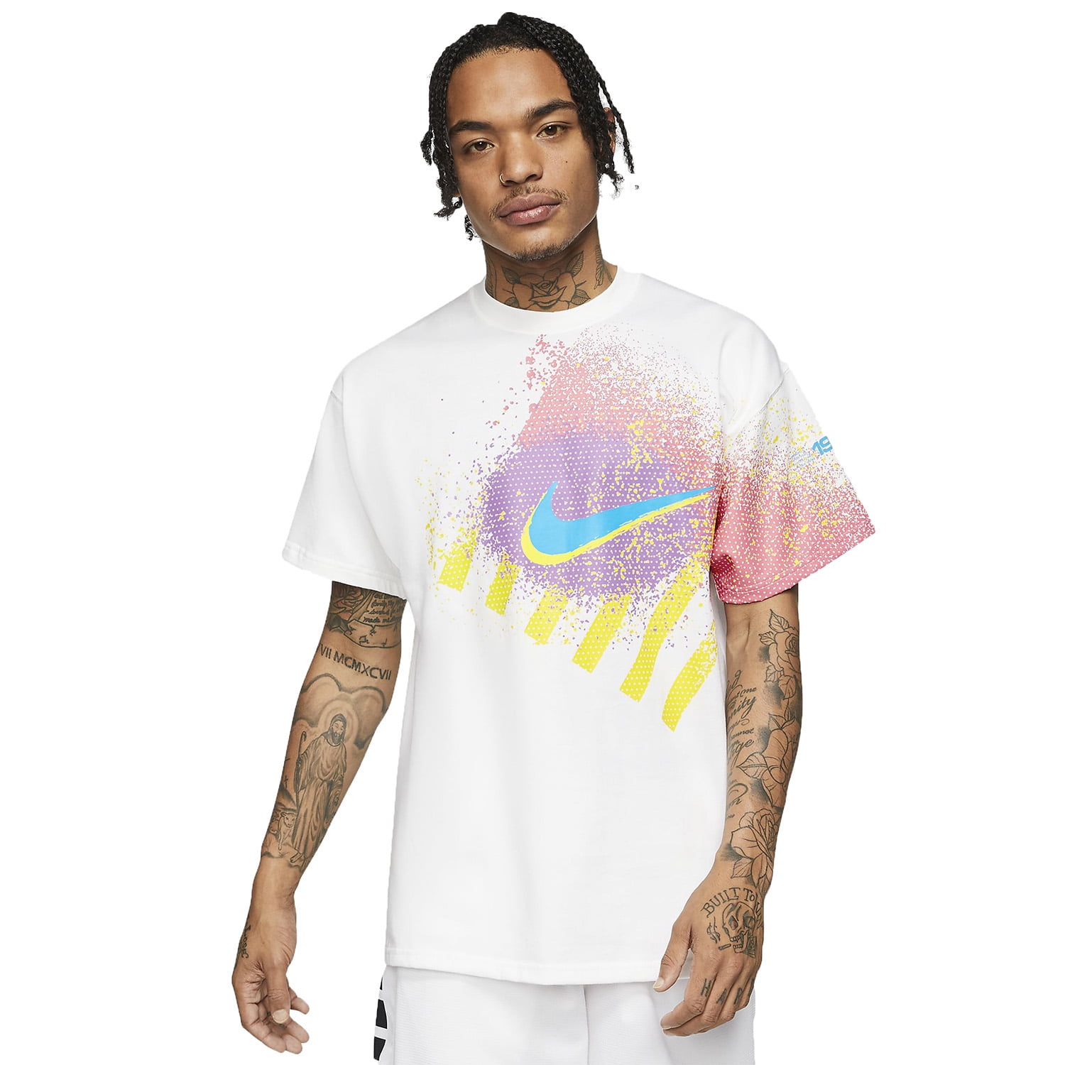 Nike Kyrie 90 s Basketball Men s T Shirt White cz8994 100