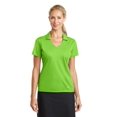 thumbnail image 1 of Nike Ladies Dri-FIT Vertical Mesh Polo. Action Green. 2XL., 1 of 1