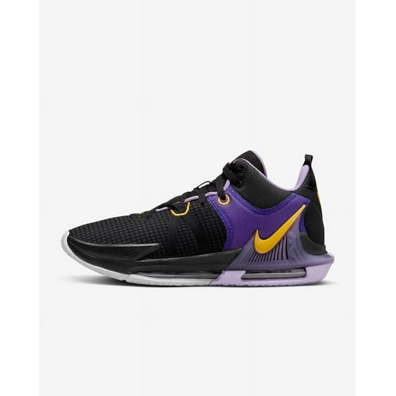 Nike LeBron Witness 7 DM1123-002 Men's Black/Purple/Gold Basketball Shoes ANK714 (15)