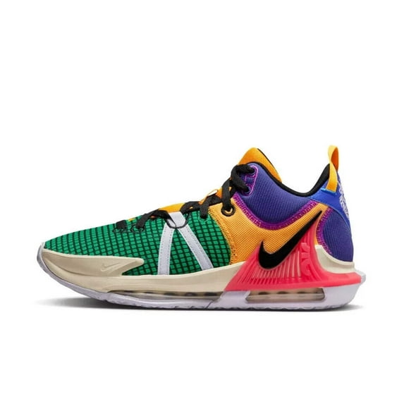 Nike LeBron Witness 7 DM1123-501 Sneaker Men's Multicolor Lace Up Shoes NR7653 (Multicolor,8)