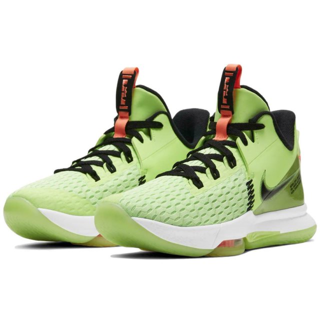 Nike LeBron Witness V CQ9380300 Men's Grinch Lime Green Basketball