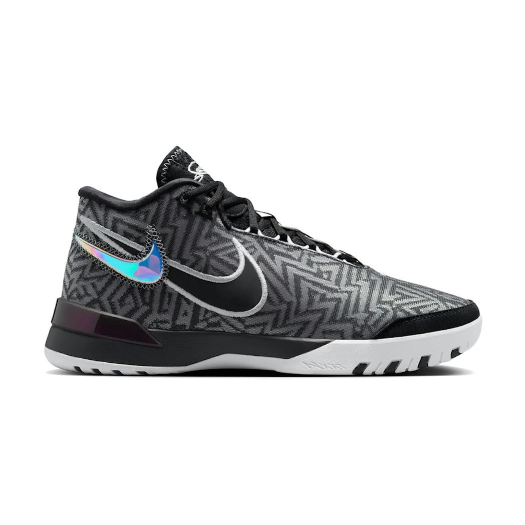 Lebron NXXT Genisus Basketball Shoes (HF0712-004, Black/White/Smoke Grey/Light Smoke Grey) Size 10