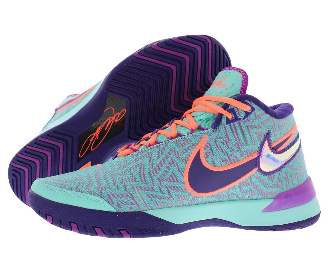 Nike LBJ NXXT Genisus Unisex Shoes Size 9.5, Color: Hyper Turquoise/Vivid Purple