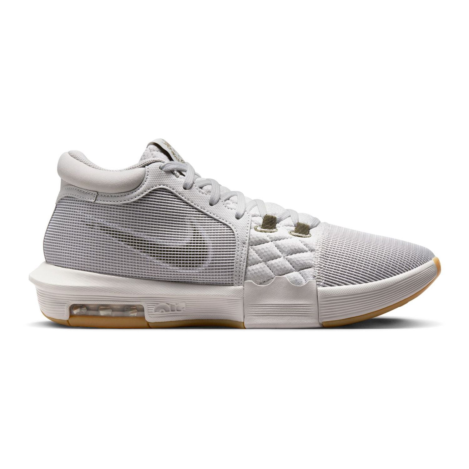 Nike Lebron Witness VIII Men's Basketball Shoes Color: Iron Sail Olive Size: 10.5