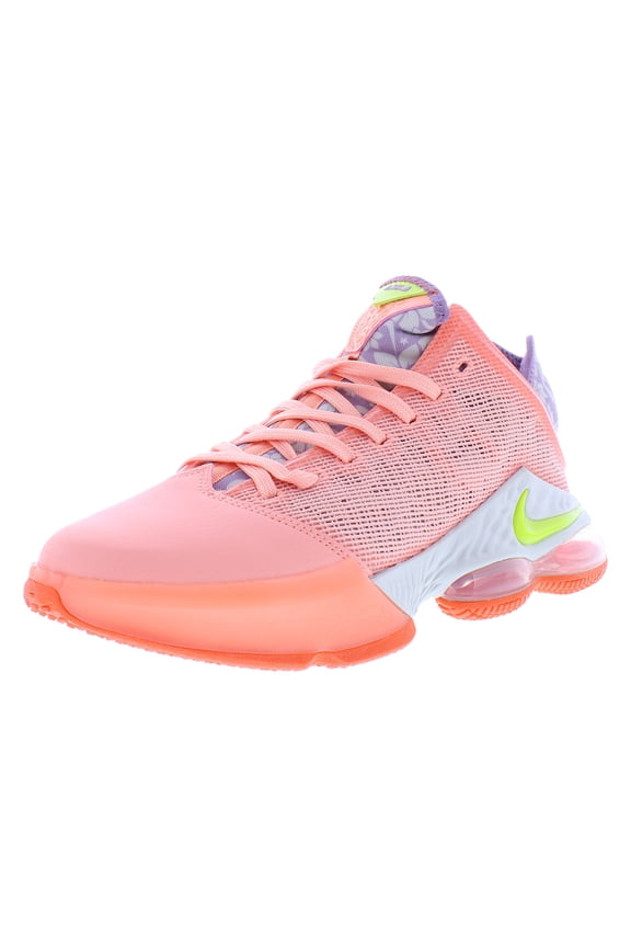 Lebron XIX Low Unisex Shoes Size 11.5, Color: Crimson Bliss/Atomic Green