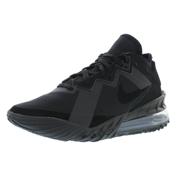Nike Lebron XVIII Low Mens Shoes Size 5, Color: Black/Black/Black