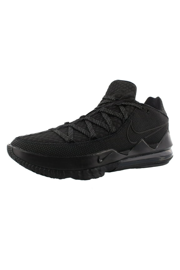 Lebron Xvii Low Unisex Shoes Size 6, Color: Black/Black