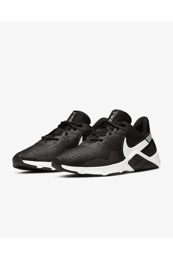 Legend Essential 2 CQ9358-001 Men's Core Black & White Running Shoes JC1000 (7.5)