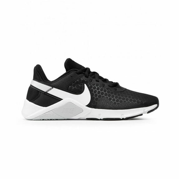 Nike Legend Essential 2 CQ9545-001 Women Black/White Low Top Running Shoes NX680 (5)