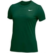 Nike Legend Veneer Women's Dri-Fit Crewneck Fitness T-Shirt Tee (Green, Medium)