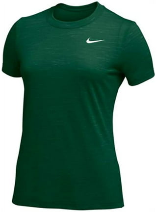 Nike Womens Pro Space Dye Crop Tank Top Size X-Large Color Sapphire Green  Glow 