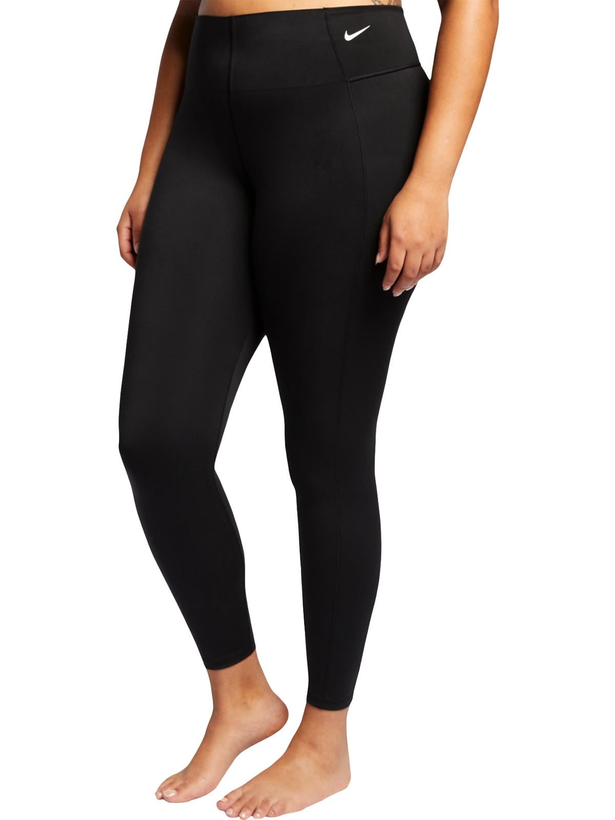Nike Leggings For Women Elegant Dri Fit Athletic Yoga Pants With High Waist  and Ankle Grips 