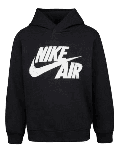 nike mini swoosh hoodie black