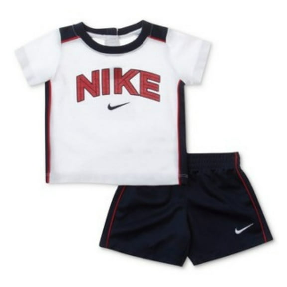 Nike Little Boys Red White & Blue 2 Piece Shorts & T-Shirt Set Size 4