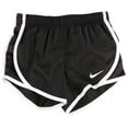 thumbnail image 1 of Nike Little Girls' (4-6X) Dri-Fit Woven Running Shorts-Black/White, 1 of 3