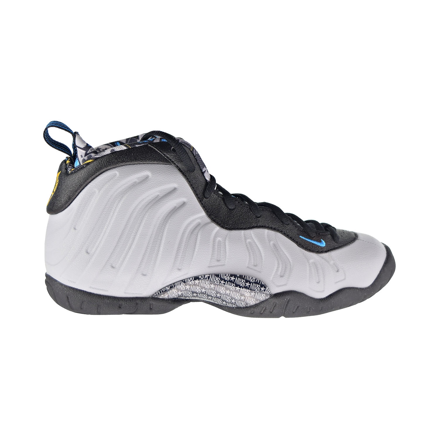 nike foamposite wolf grey university gold