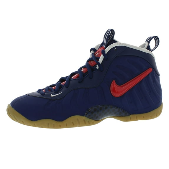 Nike Little Posite One Pro Boys Shoes Size 4.5, Color: Navy/Red/Gum