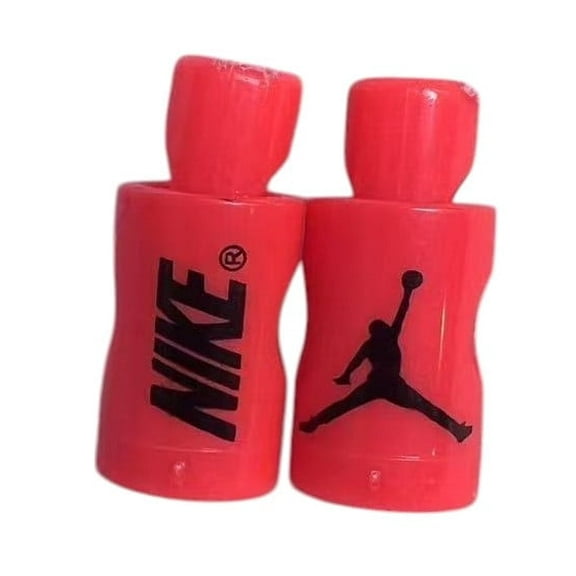 Nike Logo Air Jordan VI Lace Locks Infrared Base Black Jumpman- Laces Shoelace Locks Rope Buckle Metal Spring Buckles Lanyard