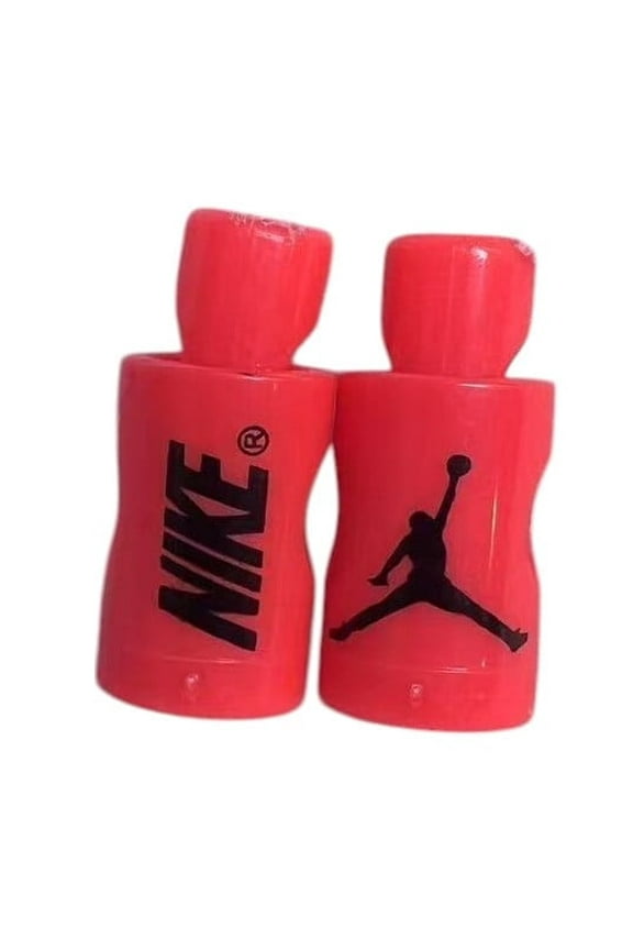 Nike Logo Air Jordan VI Lace Locks Infrared Base Black Jumpman- Laces Shoelace Locks Rope Buckle Metal Spring Buckles Lanyard