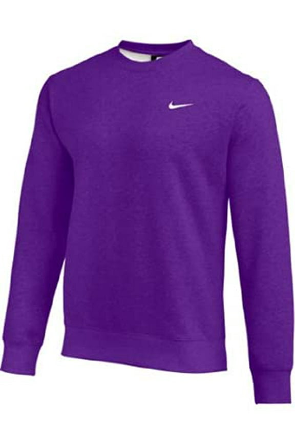 MEN'S CLUB CREW SWEATSHIRT (Purple, X-Large)