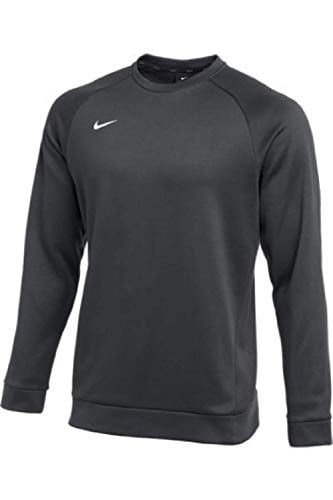 Nike MEN'S THERMA CREW (ANTHRACITE/WHITE, Small)