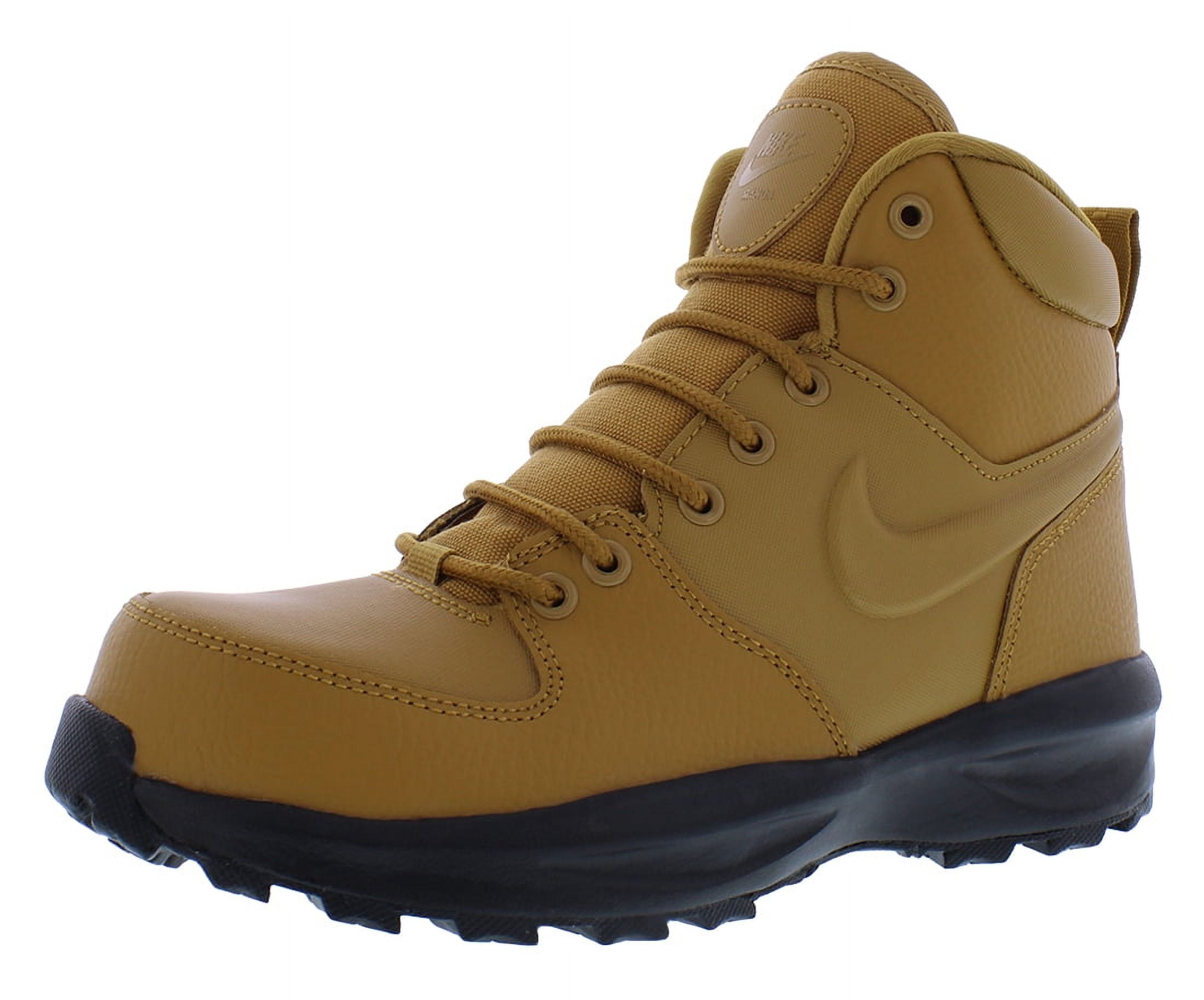 Nike Manoa Leather BQ5372 700 Youth Kids Wheat Black Comfort Ankle Boots CLK585 7 Walmart