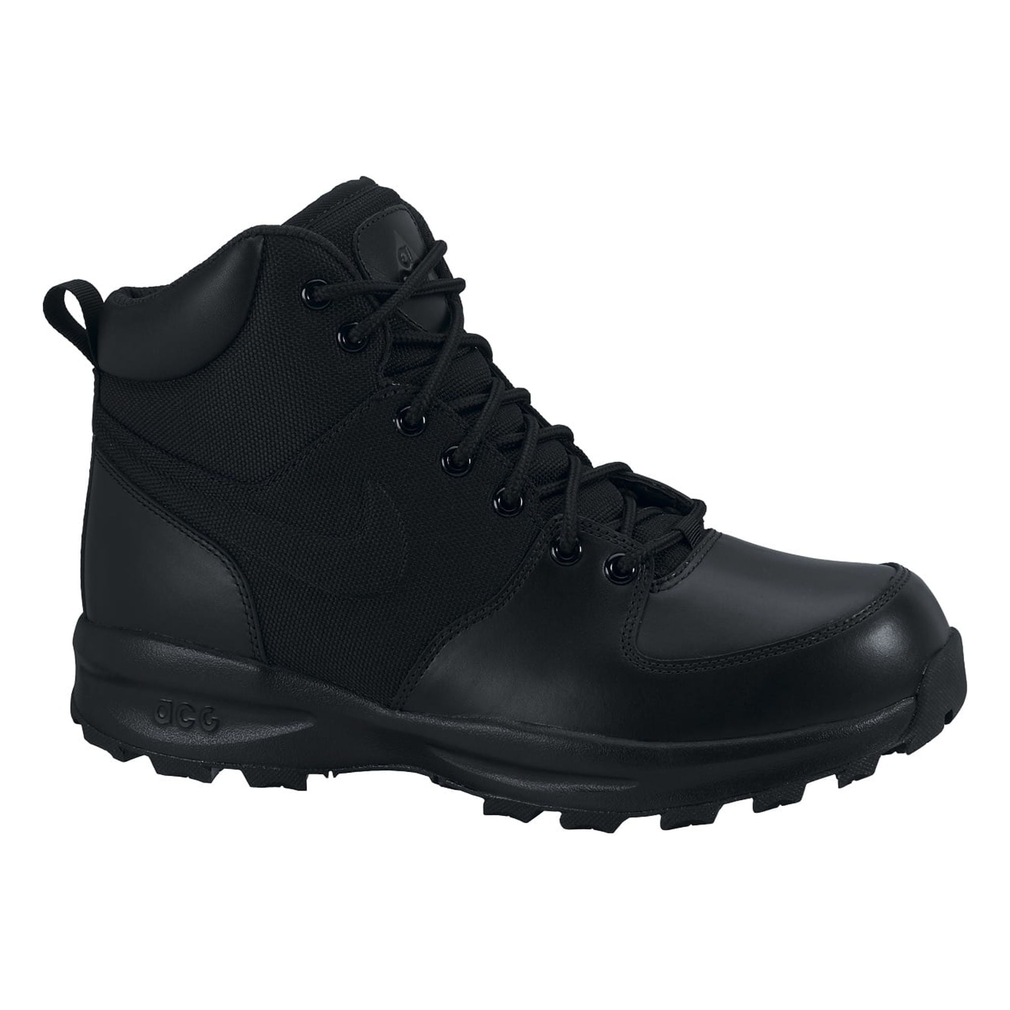 Nike ACG 2015 black leather Shoes/boots , Mens Size 13 Nike ACG Boots Shoes Black Leather Outdoor Hiking 454350-003  main image 3