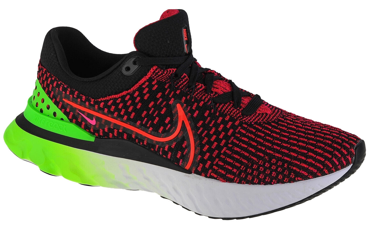 Nike Men's React Infinity Run Flyknit 3 Running Shoes Red/Black