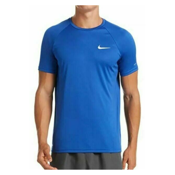 Nike Men Short Sleeve Hydroguard, color: Game Royal, Medium