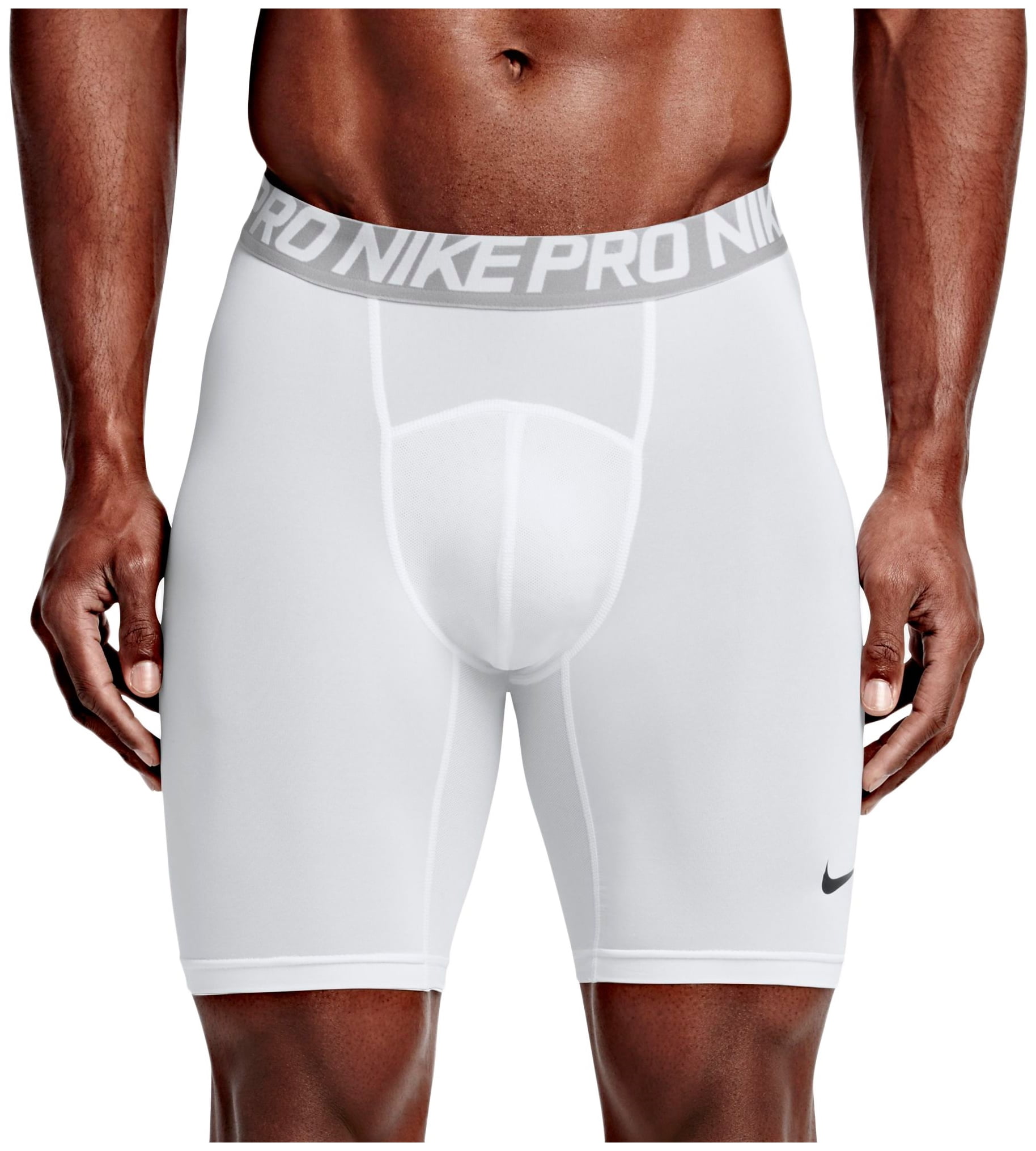Nike Men's 6'' Pro Cool Compression Shorts - White - Size XXXL