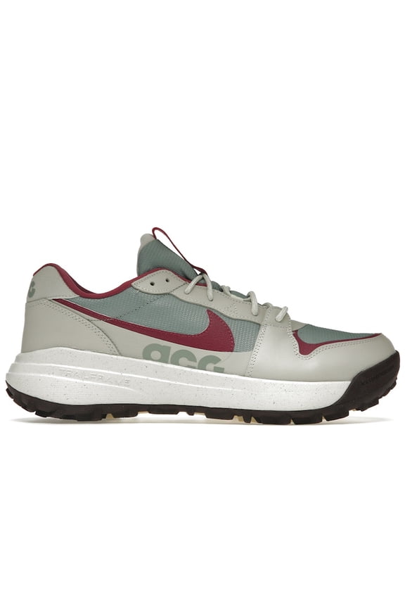 Men's ACG Lowcate Mica Green Rosewood Light Bone Hiking Shoes, from StockX