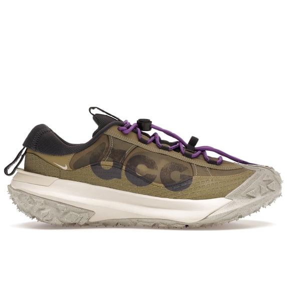 Nike Men's ACG Mountain Fly 2 Low Neutral Olive Mountain Grape Hiking Shoes, from StockX