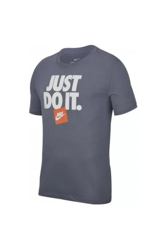 Men's Active Sportswear Short Sleeve Just do It NSW HBR3 T Shirt Blue Heather M