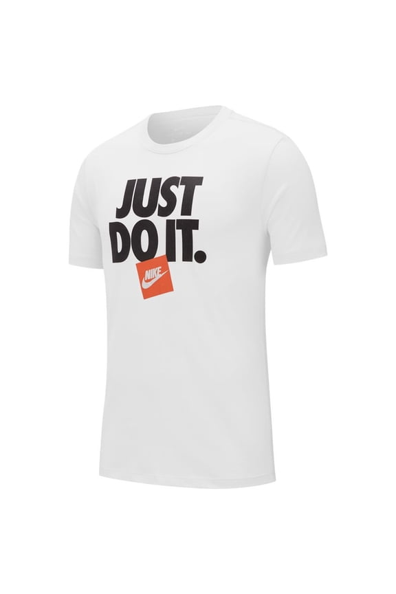 Men's Active Sportswear Short Sleeve Just do It NSW HBR3 T Shirt White M