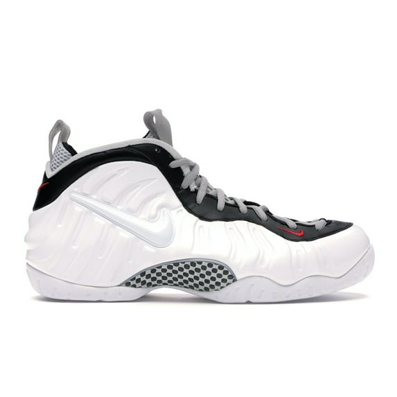 Nike Men's Air Foamposite Pro White Black University Red Basketball Shoes, from StockX