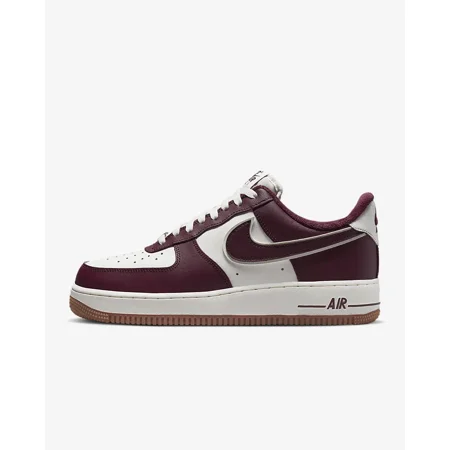 Men's Nike Air Force 1 '07 LV8 Sail/Night Maroon (DQ7659 102) - 10