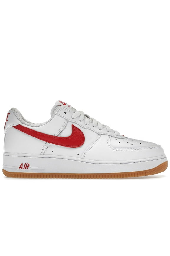 Men's Air Force 1 '07 Low Color of the Month University Red Gum Shoes, from StockX