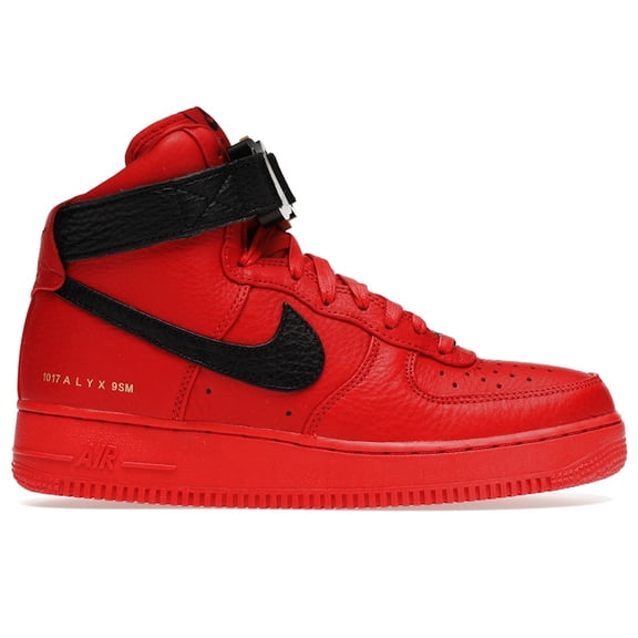 Nike Men's Air Force 1 High 1017 ALYX 9SM Red Black Shoes, from StockX